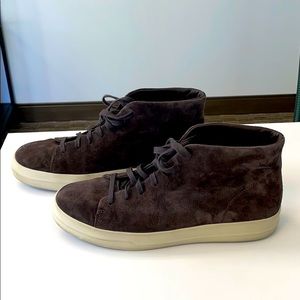 Vince Grey Suede High-Top Sneaker. Sz.10